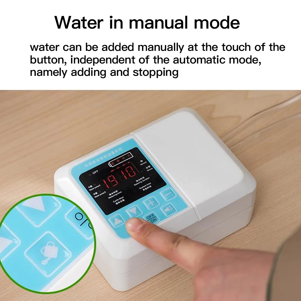 

Intelligent Garden Automatic Watering Device Solar Timing Watering Box With Built-In Battery Plant Drip Irrigation Timer System