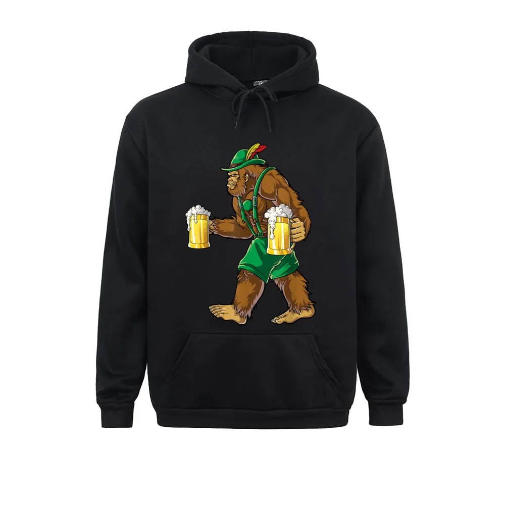 

Bigfoot Lederhosen Oktoberfest Men Prost Beer Mug Sweatshirts For Women Long Sleeve Hoodies Funny Sportswear Design