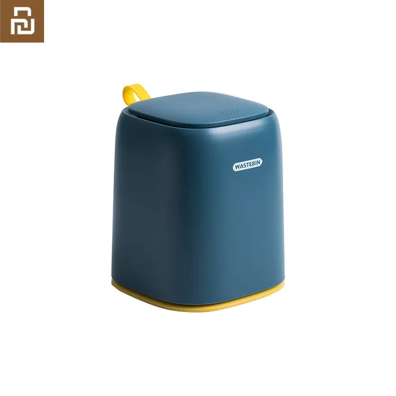 

Настольная корзина Youpin для мусора, мини-корзина для мусора с крышкой