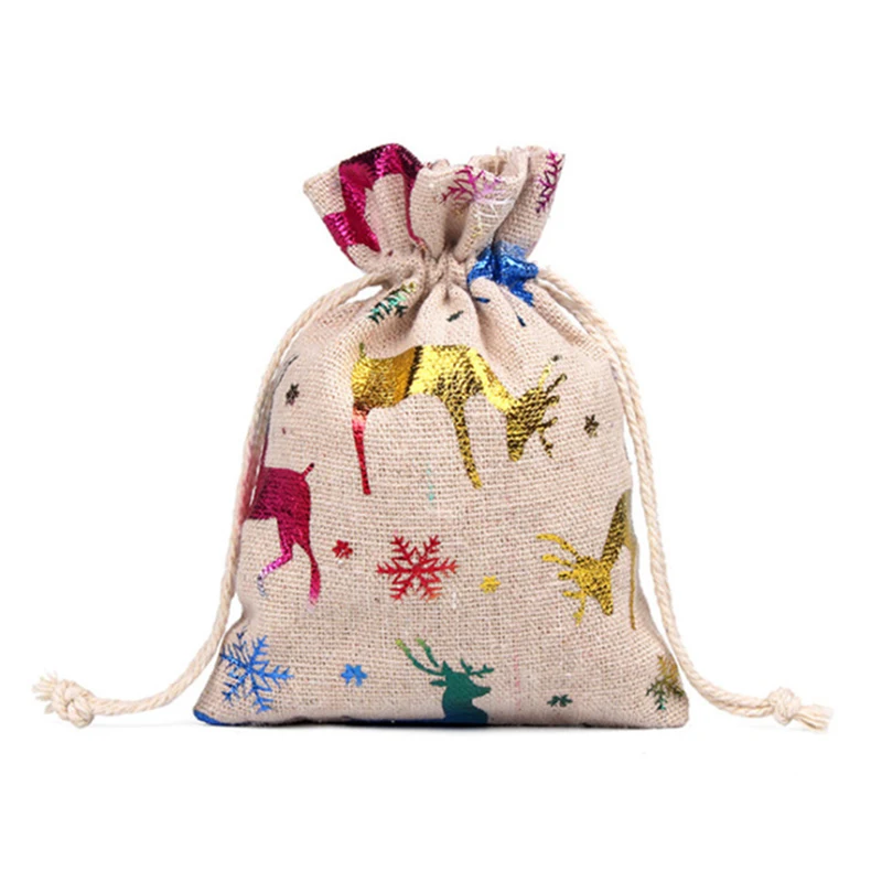 

24pcs/set DIY Advent Calendar Bags Fashion Christmas Drawstring Burlap Bags Christmas Countdown Calendar Bag Jewelry F2
