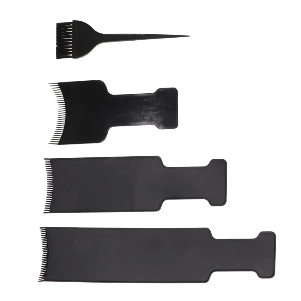 

4PCS Hairdressing Tools Hair Highlights Board Hair Coloring Brush Hair Salon Supplies