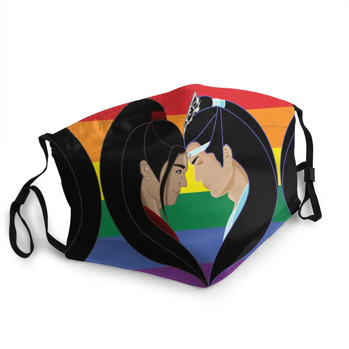 

WangXian Rainbow Lgbt Pride Reusable Mouth Face Mask The Untamed Wangji Wuxian Anti Haze Mask Protection Cover Respirator