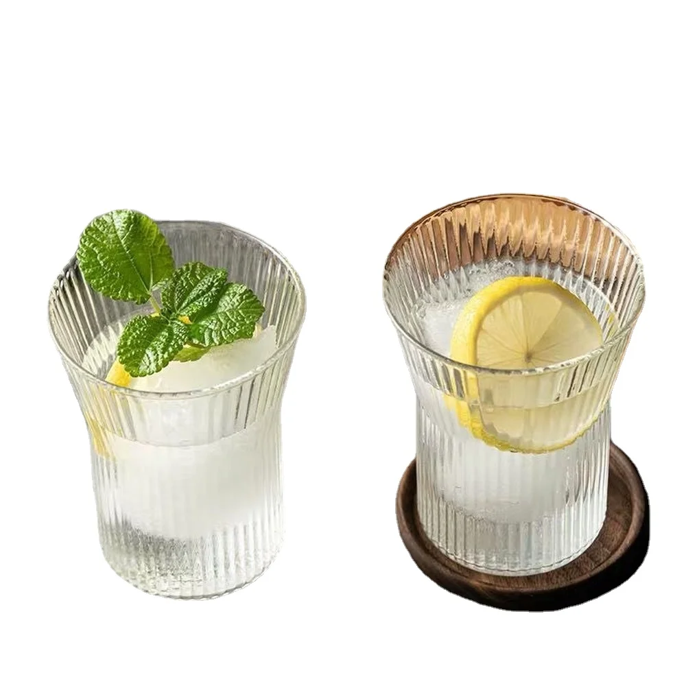 

New Creativity Japanese style Retro Glass Summer Home Latte Juice Milk Coffee Whiskey Cocktail Cup