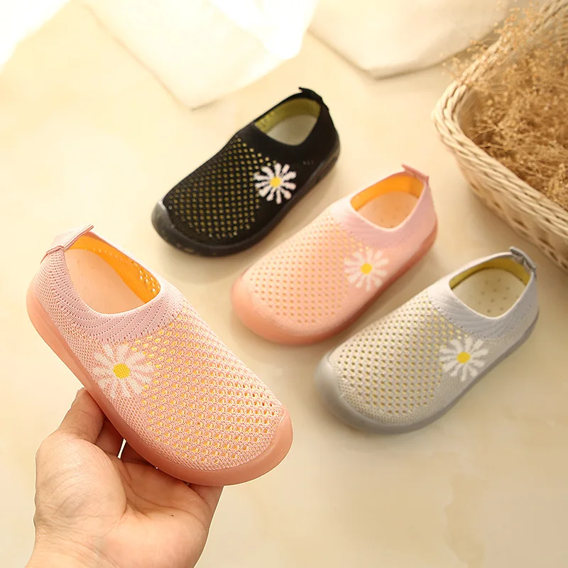 Летняя детская дышащая обувь из сетчатого материала Спортивная на каждый день в