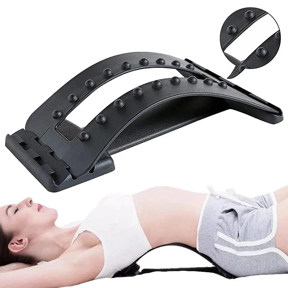 

Shiatsu Cushion Massage Stretcher Massage Back Muscles Spine Pain Applicable Adjustable Massager Lumbar Massage Support
