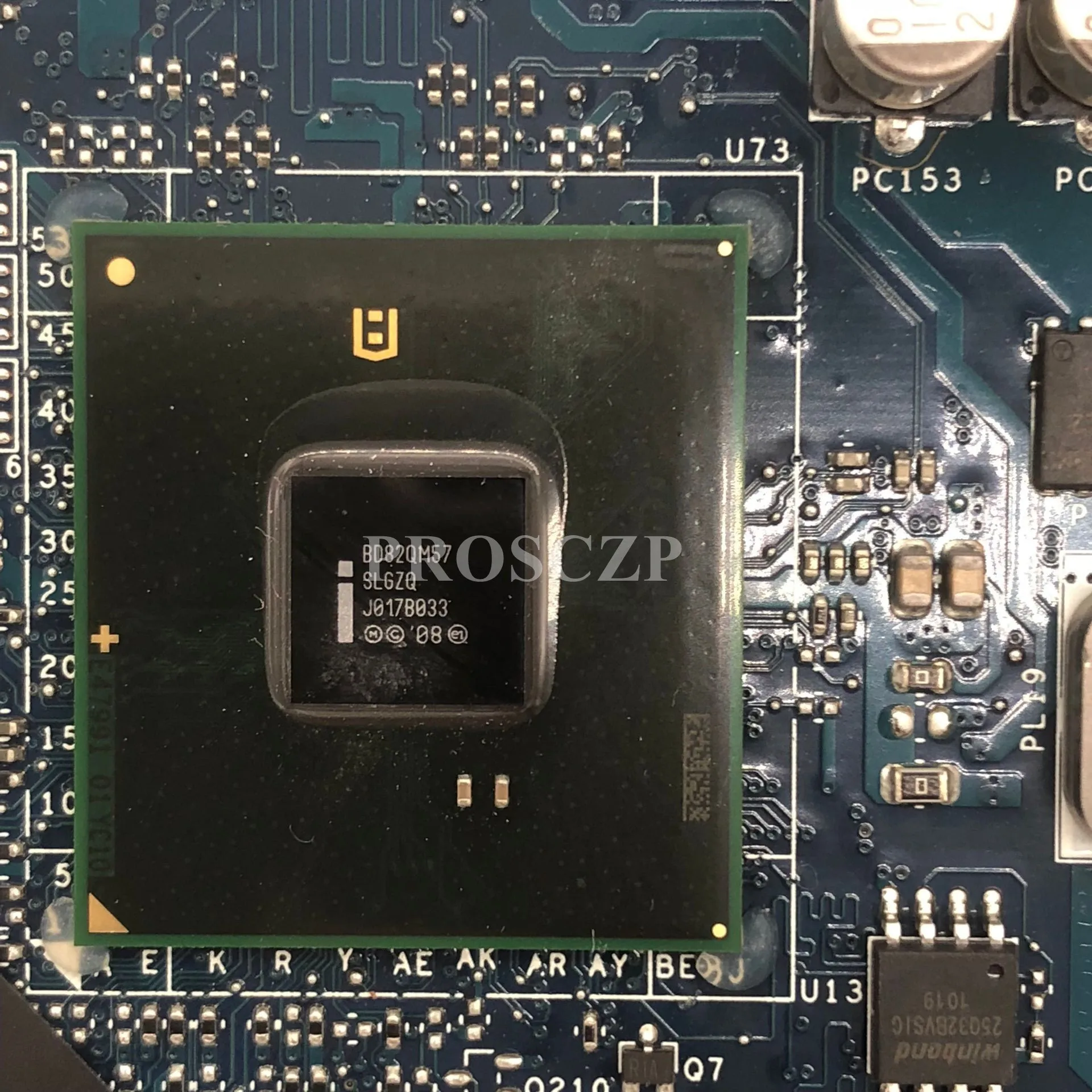 Бесплатная доставка Для LA 5573P для E6510 материнская плата ноутбука CN 0HMKY7 QM57 GPU DDR3