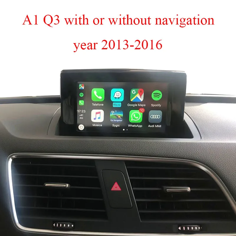 Беспроводное решение Apple Carplay для Audi A1 Q3 2013 2016 г. оригинальный экран поддержка