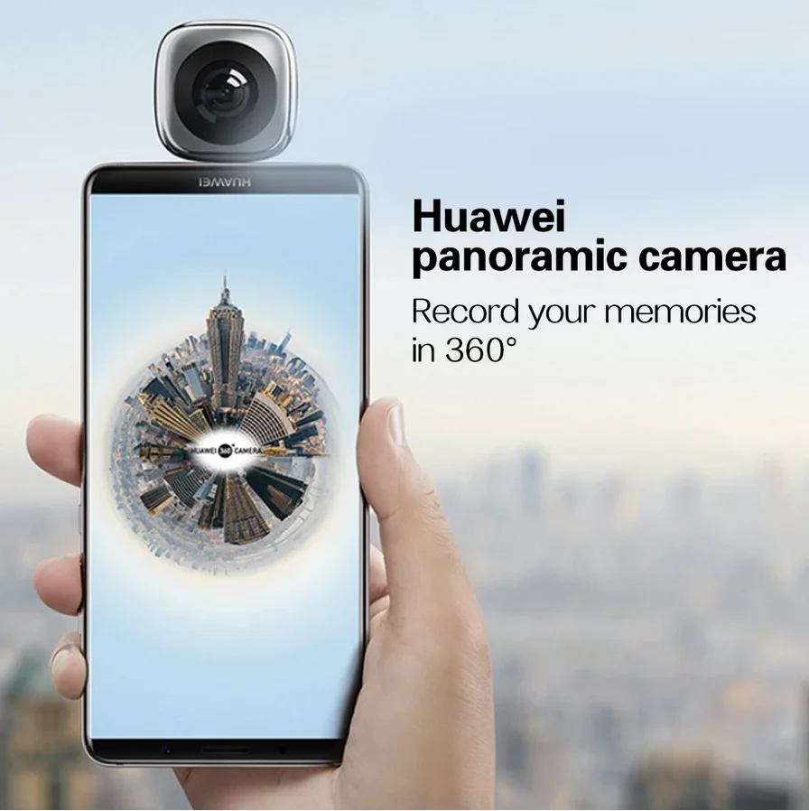 Huawei 360 панорамная видеокамера Android Sports Envizion 3D Live Motion Широкоугольный объектив HD VR