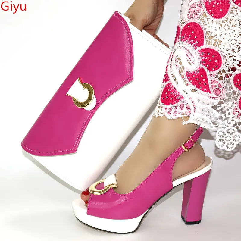 Doershow африканская Фотосумка в комплекте для вечерние Итальянская обувь с