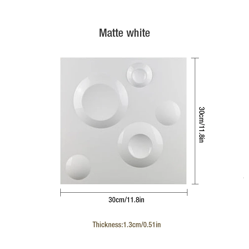 Matte white 30x30 см растительное волокно 3D настенная панель 3D настенная наклейка геометрический Алмазный дизайн дома интерьерный настенный Декор Свадебная вечеринка наклейка Новинка - Цвет: Matte white
