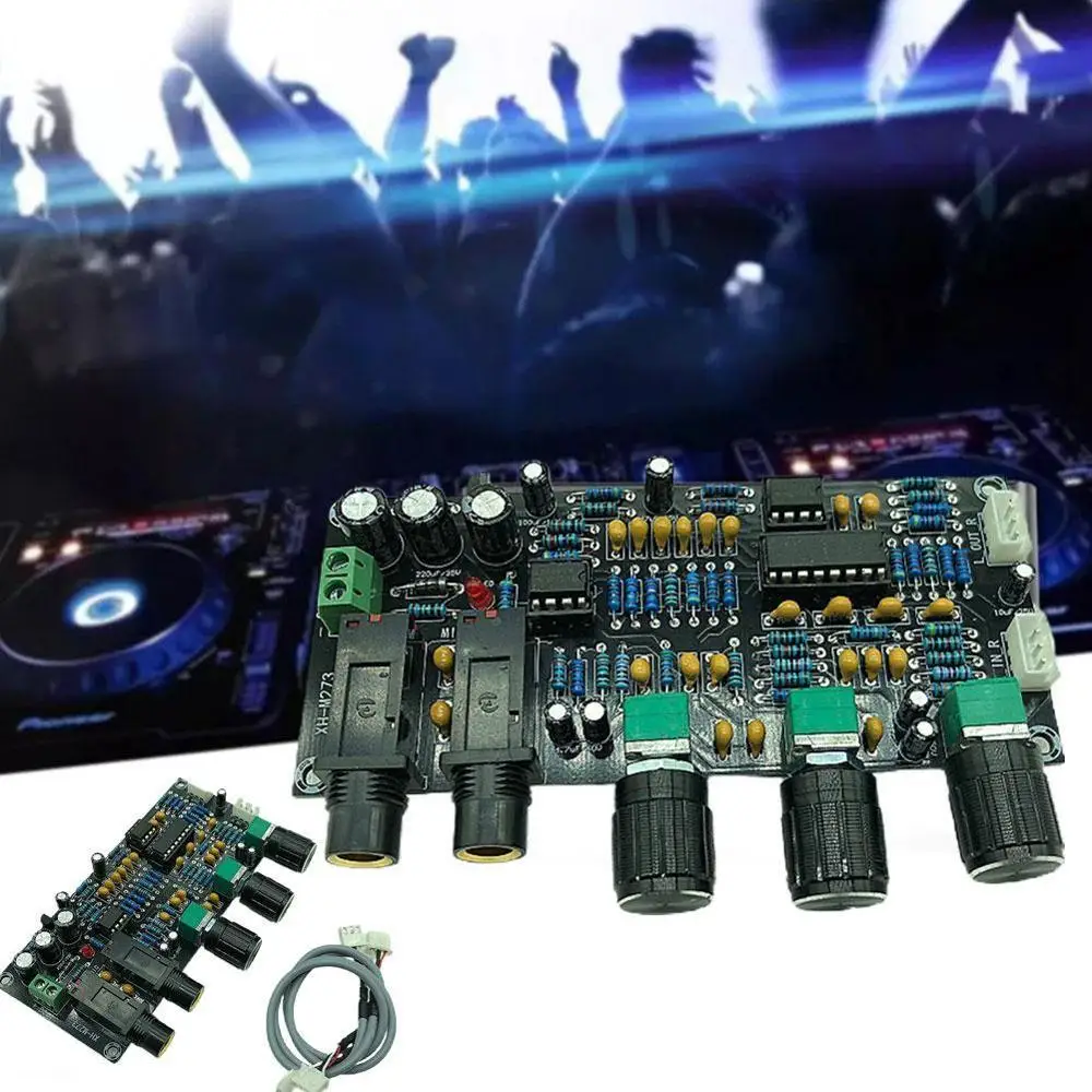 Караоке доска реверберации для платы микрофон Плата усилителя песня Мощность K