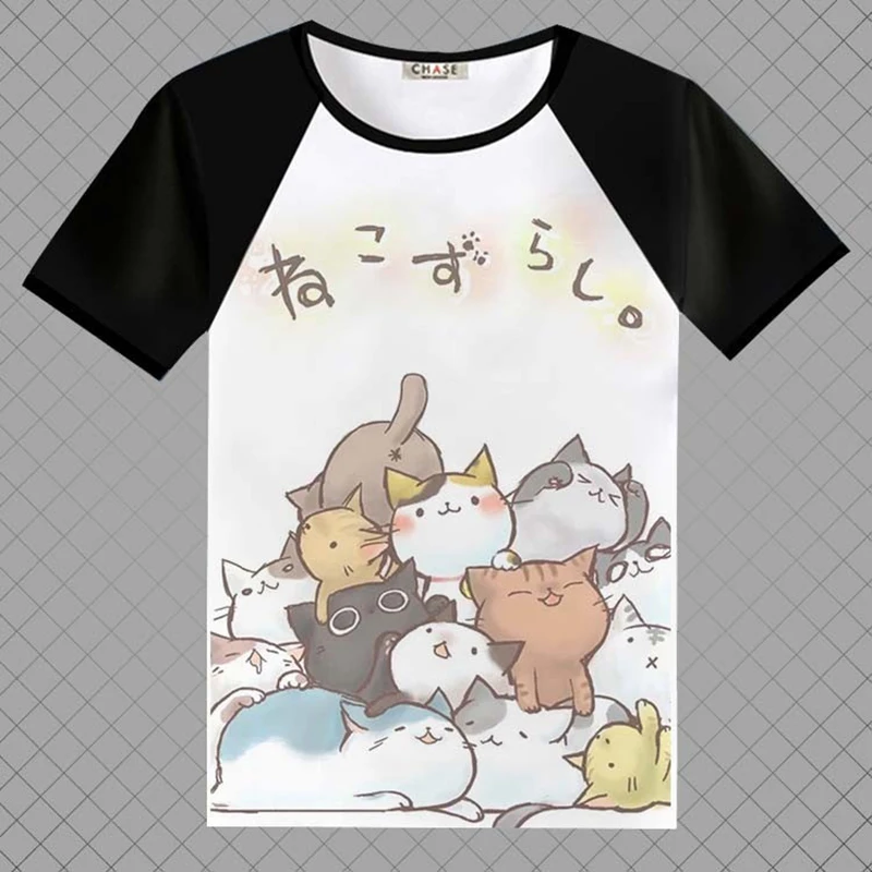 Повседневная футболка для девочек футболки с круглым вырезом и изображением