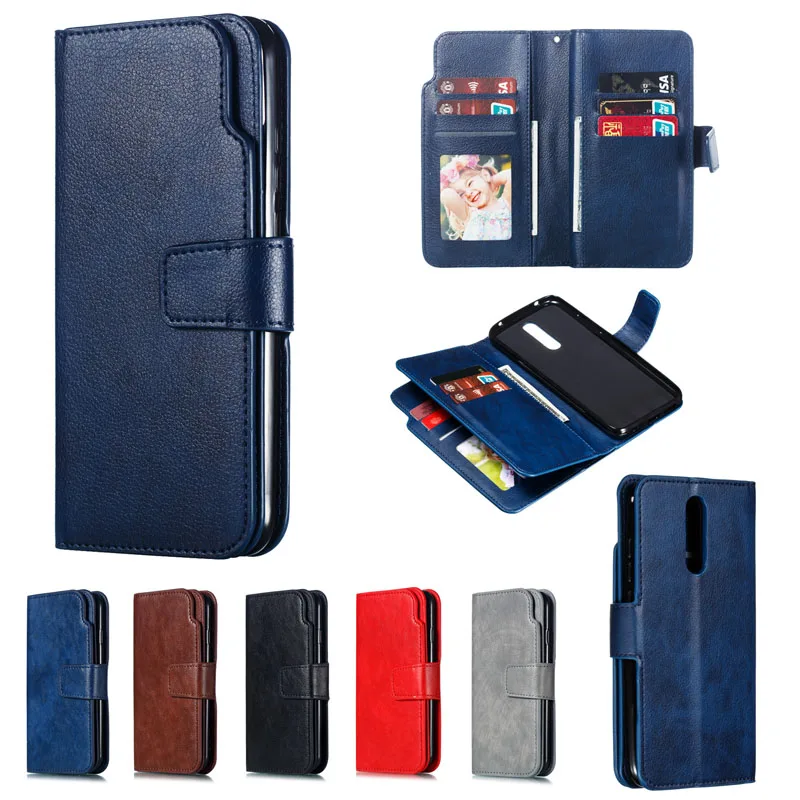 Luxury Flip leather Case For Xiaomi Redmi 8 8A note8 7 pro K20 Mi9t 9 CC9 A3 note 4 5 6 Pro 8LITE 6a 4x 7a Magnetic Stand Cover