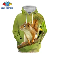 sonspee kawaii squirrel hoodies 3d print funny animal hoodie men women casual hooded coat harajuku sports fitness streetwear
