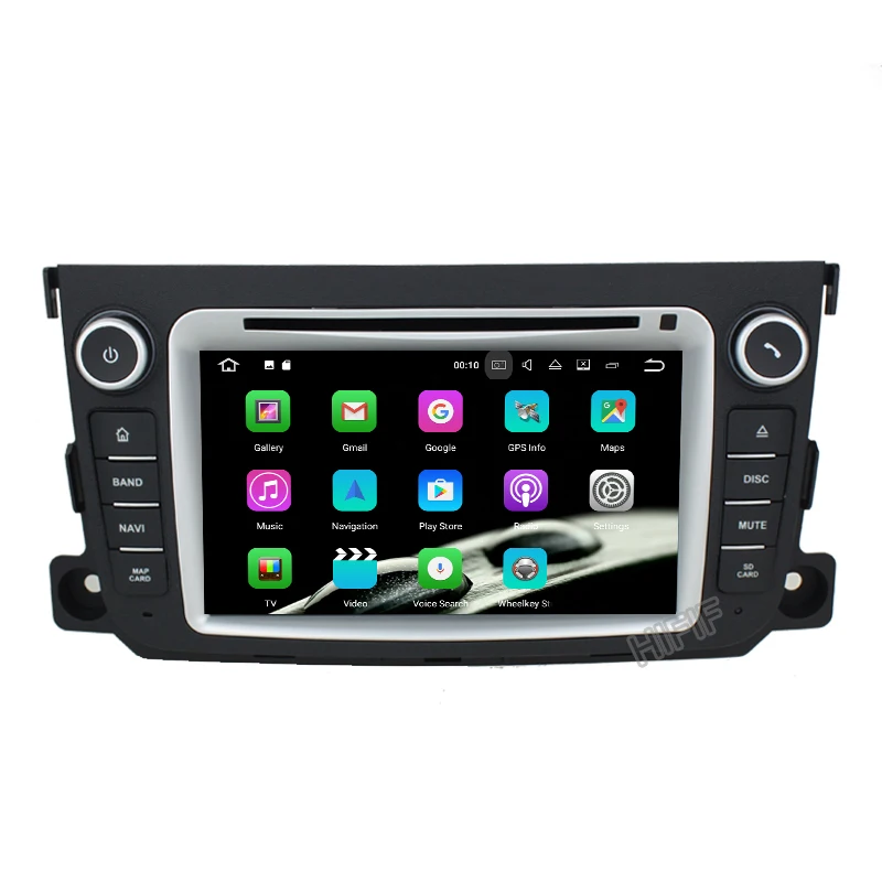 PX6 DSP 7 дюймов для Mercedes Benz Smart Fortwo Android 10 Восьмиядерный 4 Гб ОЗУ 64 ПЗУ радио