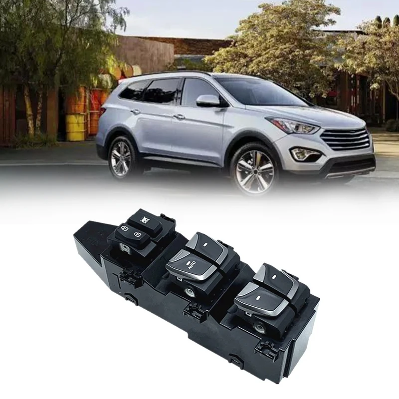 

Car DRIVERS SIDE LEFT MASTER WINDOW SWITCH for Hyundai SANTA FE GRAND 2013-2015 935702W000