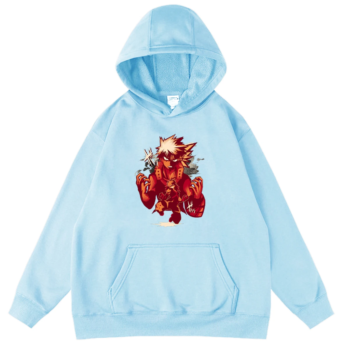 

Japanese Anime My Hero Academia Print Autumn Hot Sale New Male Hoodies Long Sleeve Hooded Hoody Streetwear Men Oversized Hoodie