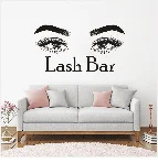 Brow Master Наклейка на стену, цитата, ресницы, брови, виниловые наклейки, обои для бровей, бар, украшение на стену, салон красоты, наклейка F892
