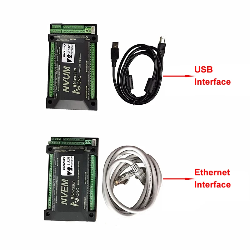 

3Axis Motor Kit: 12N 8.5N 4.5N Cnc Nema 34 Closed Loop Servo Stepper Motor With Driver Set+MACH3 Board USB or Ethernet Interface