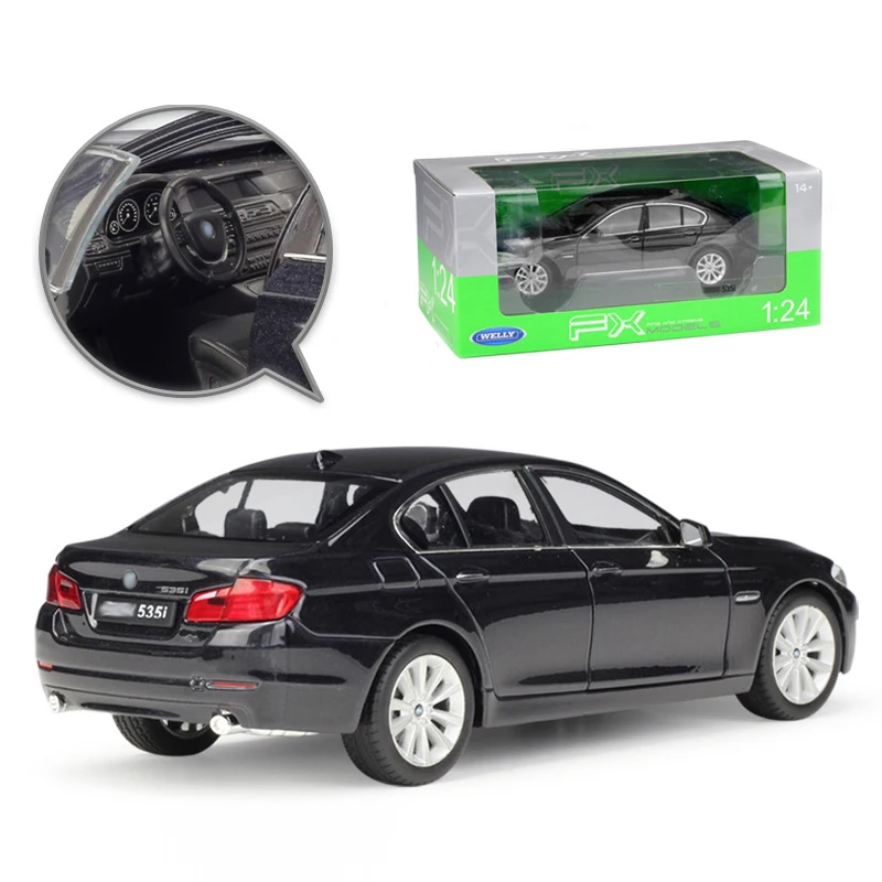 HOMMAT Welly 1:24 535i 5 серия автомобилей Seden модель автомобиля из металлического сплава