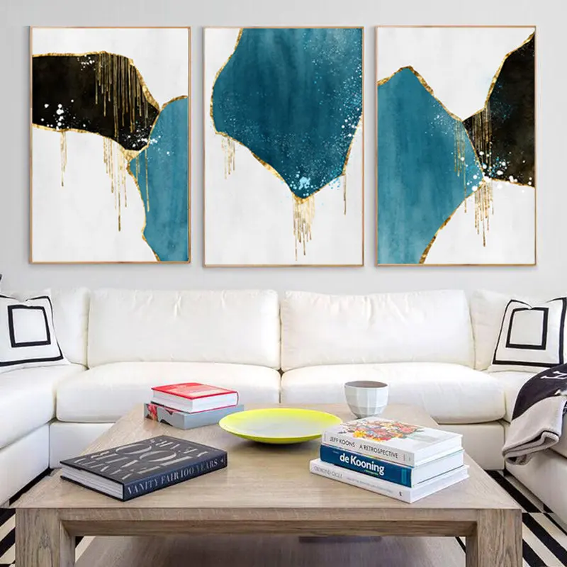 Современная Простота домашний декор холст искусство Скандинавская живопись