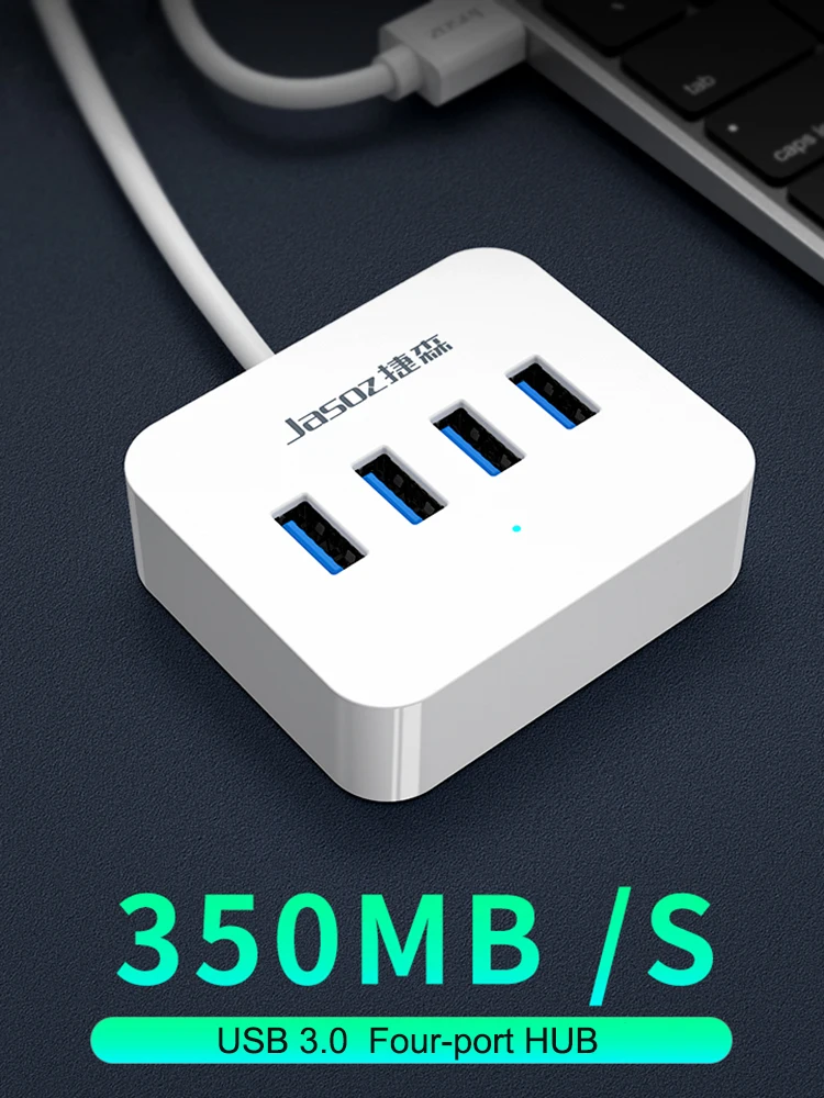 

USB 3,0 концентратор Высокоскоростной сплиттер адаптер с 4 портами s мульти-порт usb-хаб для ноутбука ПК Аксессуары для компьютера