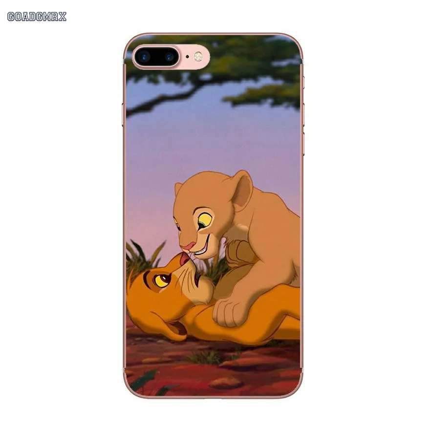 Чехол для мобильного телефона samsung Galaxy S2 S3 S4 S5 Mini S6 S7 Edge S8 S9 S10 Lite J4 J6 Plus Европа лев Король Simba - Цвет: image 11