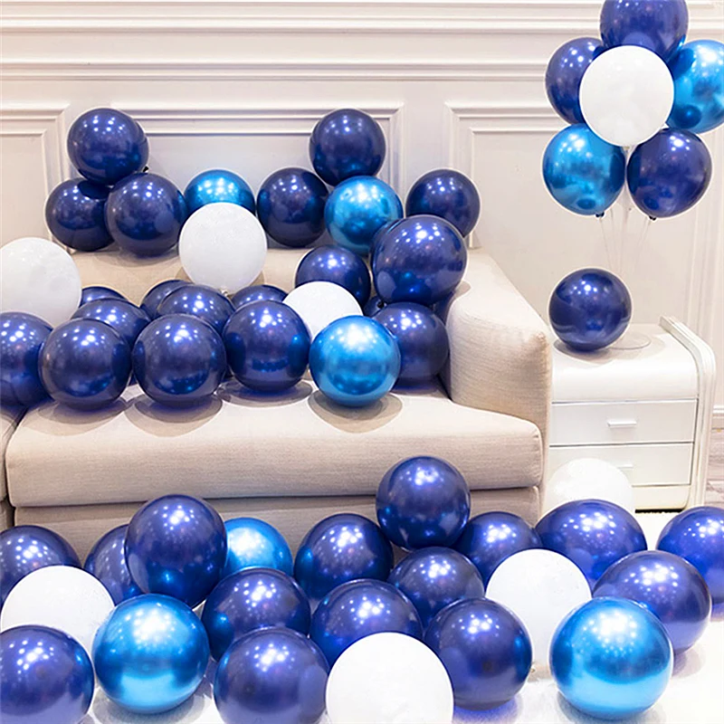 Новый цвет 15 шт. 12 дюймов чернильно-синий фотошар украшение для свадьбы дня