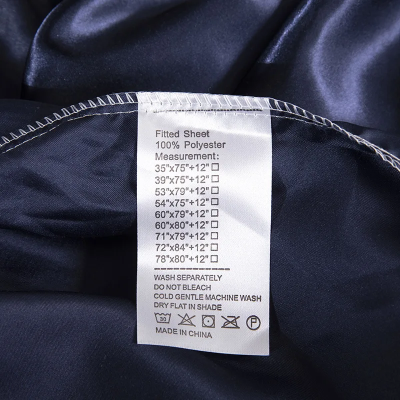 

Silk Satin Bed Sets Mattress Protector Cover Bedding Sheet Cloth Pillowcase Imitation Queen Size Set Luxury Cover Air-Permeable