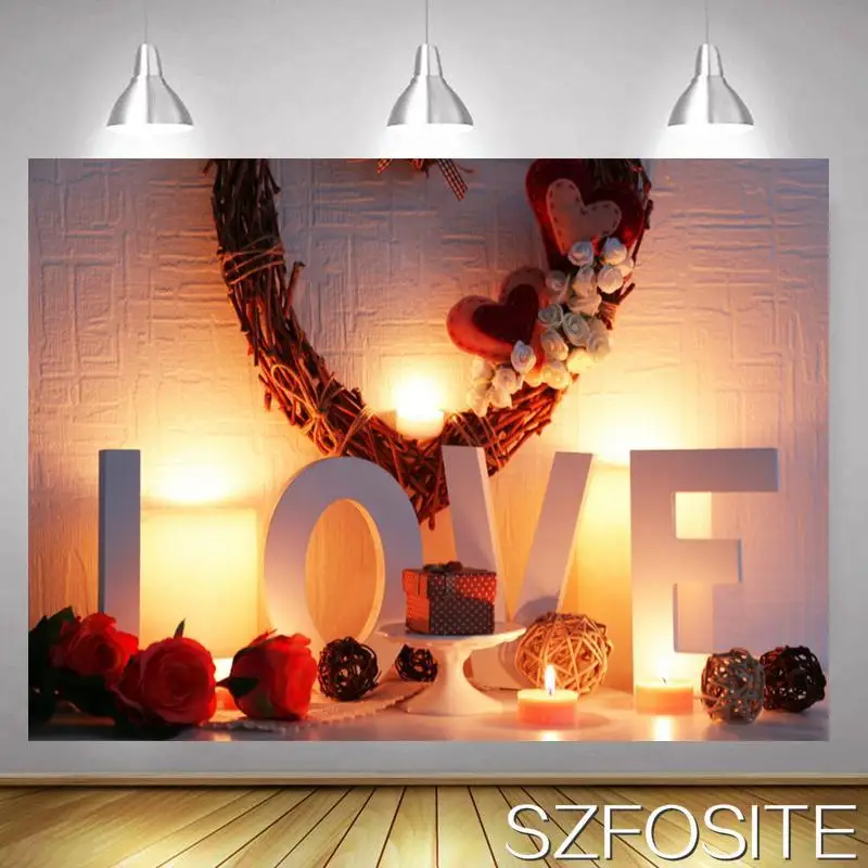 

Романтический Красный светильник ниловый фон для студийной фотосъемки на День святого Валентина