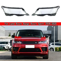 headlight headlamp lens plastic clear shell lamp for land rover range rover sport 2018 2019 2020 replacement auto shell cover