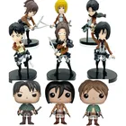 Аниме атака на фигурка Титан Леви 235 Микаса Аккерман 21 Эрен Йегер фигурка Армин арлерт хандзи Зои Саша Браус коллекция игрушек