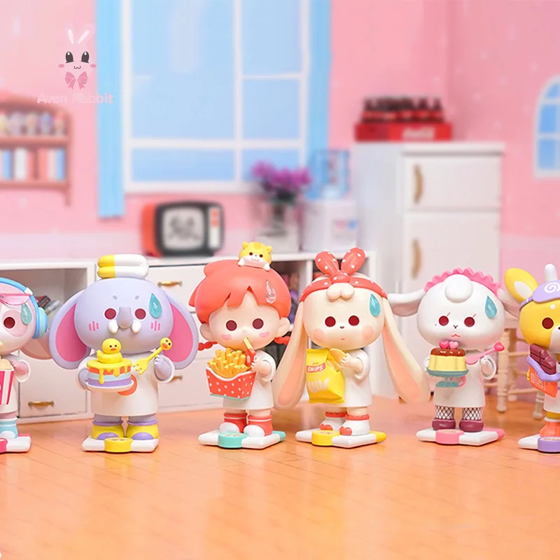 

Blind Box Toys XiXi Kindergarten Eat Food Series Blind Box Guess Bag Caja Ciega Blind Bag Toys Anime Figures Cute Model Gift