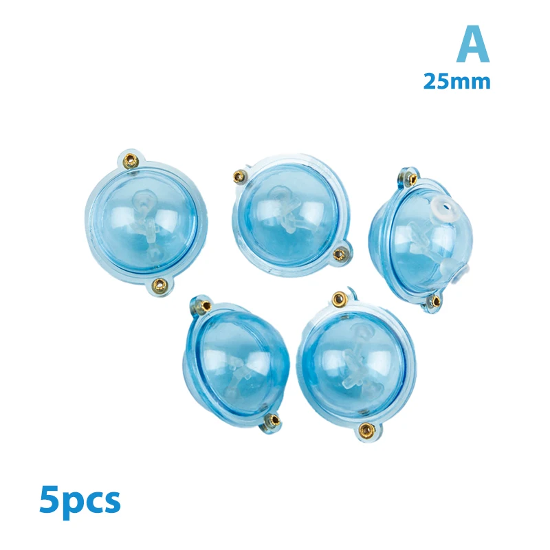 

5 pieces/set of fishing buoy ABS plastic ball water polo bubble buoy fishing tackle outdoor fishing accessories 25/32/40/47 mm