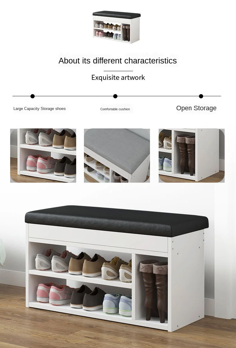 B Сменная обувь табурет простой современный домашний для хранения дверей