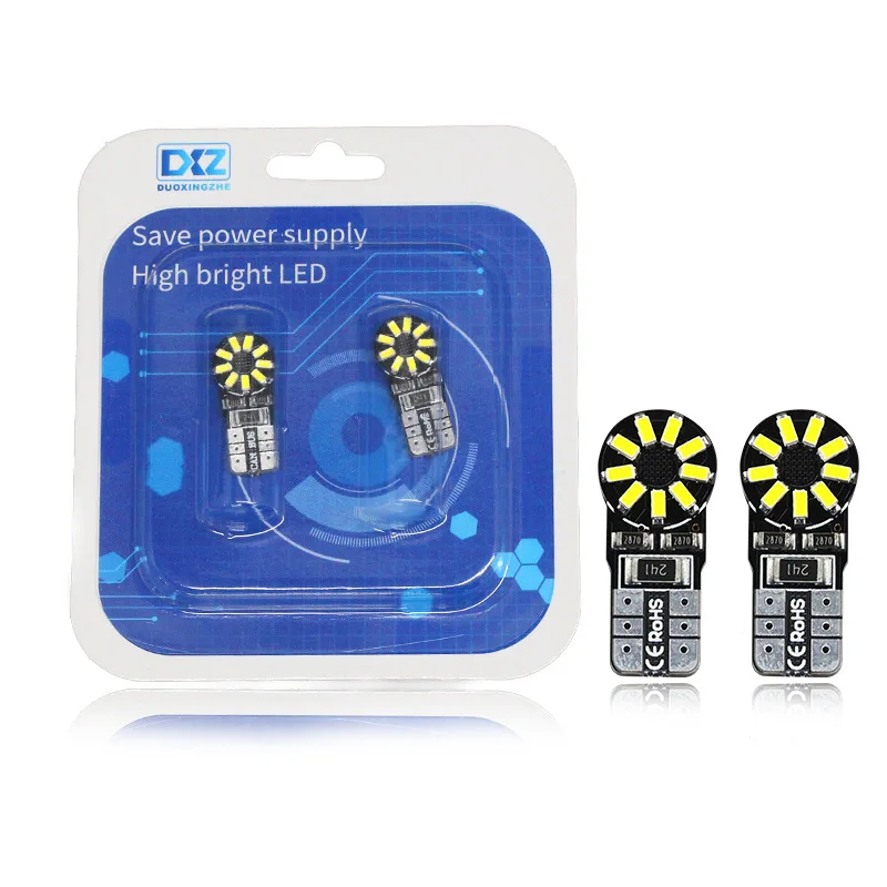 DXZ 2x T10 светодиодный Canbus w5w 3014 18SMD 12V автомобильный интерьер светильник 194 168