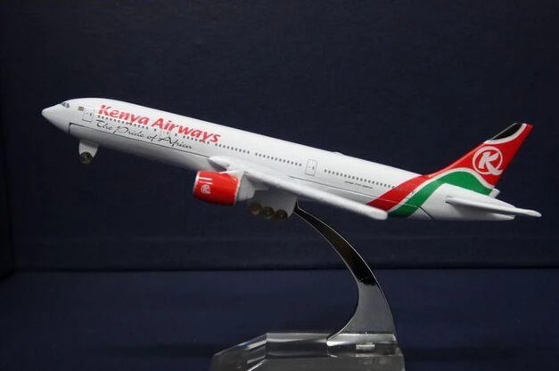 Модель самолета B777 модель из Кении Размер 1:400|Вертолеты самолеты корабли