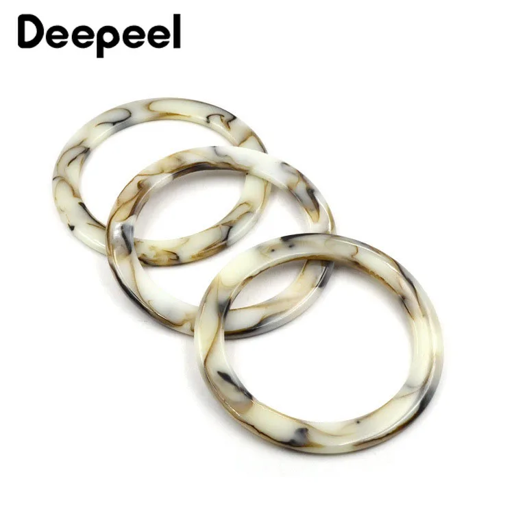 Deepeel 2/4pcs15cm Дамская рамка для кошелька уплотнительное кольцо Пряжка из смолы