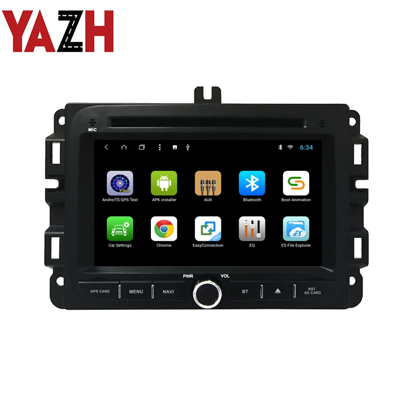 YAZH Android 1 Din автомобильный dvd-плеер для Jeep Renegade 2017 PIP Bluetooth Радио Навигация 1080*600 IPS TFT