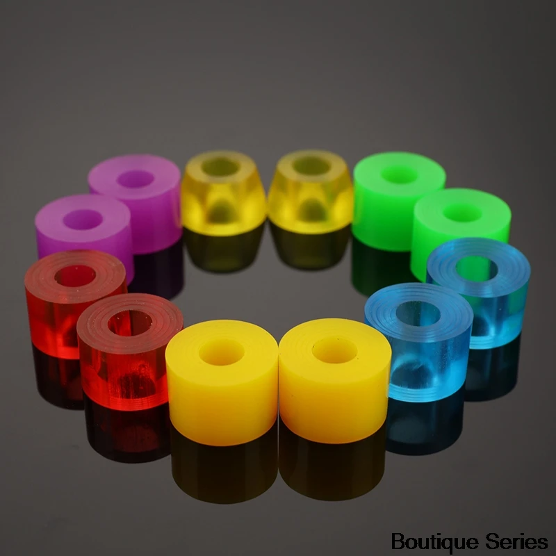 

4pcs Skateboard PU Cushion Skateboard Shockproof Wheels Axle Bushings Scooter