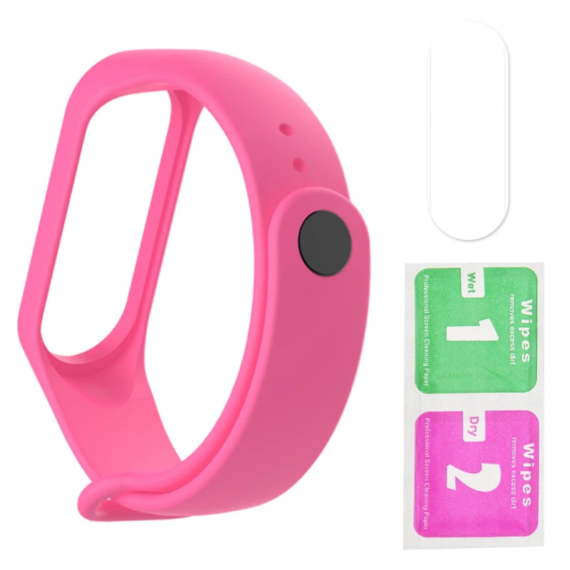 Браслет для mi Band 3 и 4 ремешка пленки силиконовый ремешок для часов для Xiao mi браслет Four Xia mi Xao mi Xaiomy