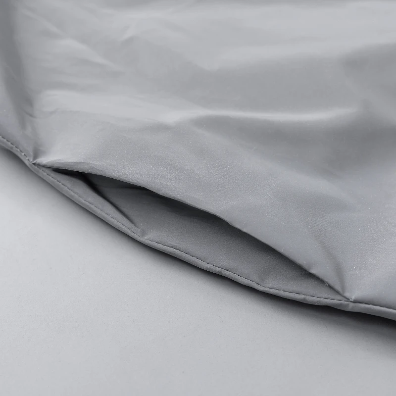 Insta куртка с капюшоном и кулиской на молнии Женская крутая серая Светоотражающая