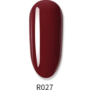 R027 MOZIUR 10 мл УФ Цветной Гель-лак для ногтей - Цвет: R027