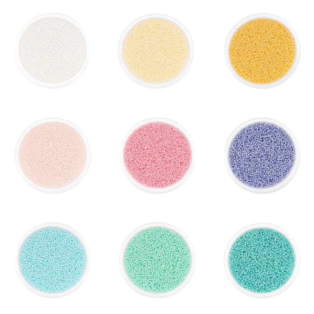 Милые маленькие бусины из чешского стекла кремового цвета для конфет 2 мм 1800