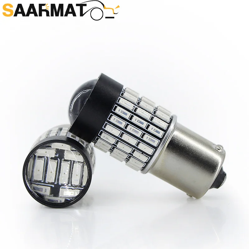 Светодиодный лампа 6000K белая 1156 P21W ba15s 72SMD лм задний свет автомобиля дневные