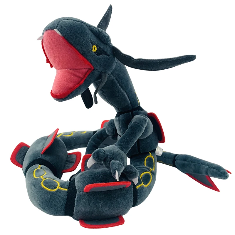 

80CM Anime Black Green Rayquaza Plush Toys Collectible Plush Dolls Stuffed Animals Best Gifts Soft Hot Toys