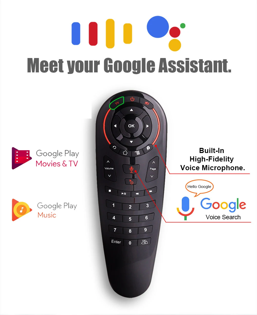 G30 Voice Air Mouse IR Learning G10 дистанционное управление с гироскопом 2 4G Беспроводная