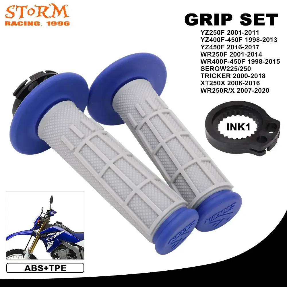 

2020 для Yamaha YZ250F WR250F 400F 450F SEROW225 TRICKER XT250X WR250R 250X защелкивающиеся ручки для руля левая правая рукоятка