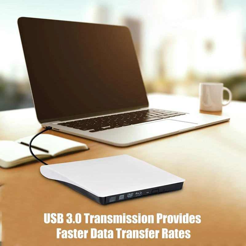 1 шт. новый высококачественный тонкий внешний DVD привод USB 3 0 портативный CD/DVD +/ RW