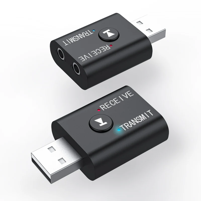 

3,5 мм Bluetooth 5,0 USB музыкальный аудио приемник передатчик для компьютера ноутбука мини стерео автомобиля ТВ ПК динамик беспроводной адаптер BT